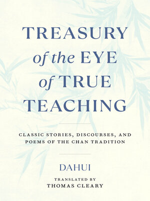 Treasury of the Eye of True Teaching - ebook